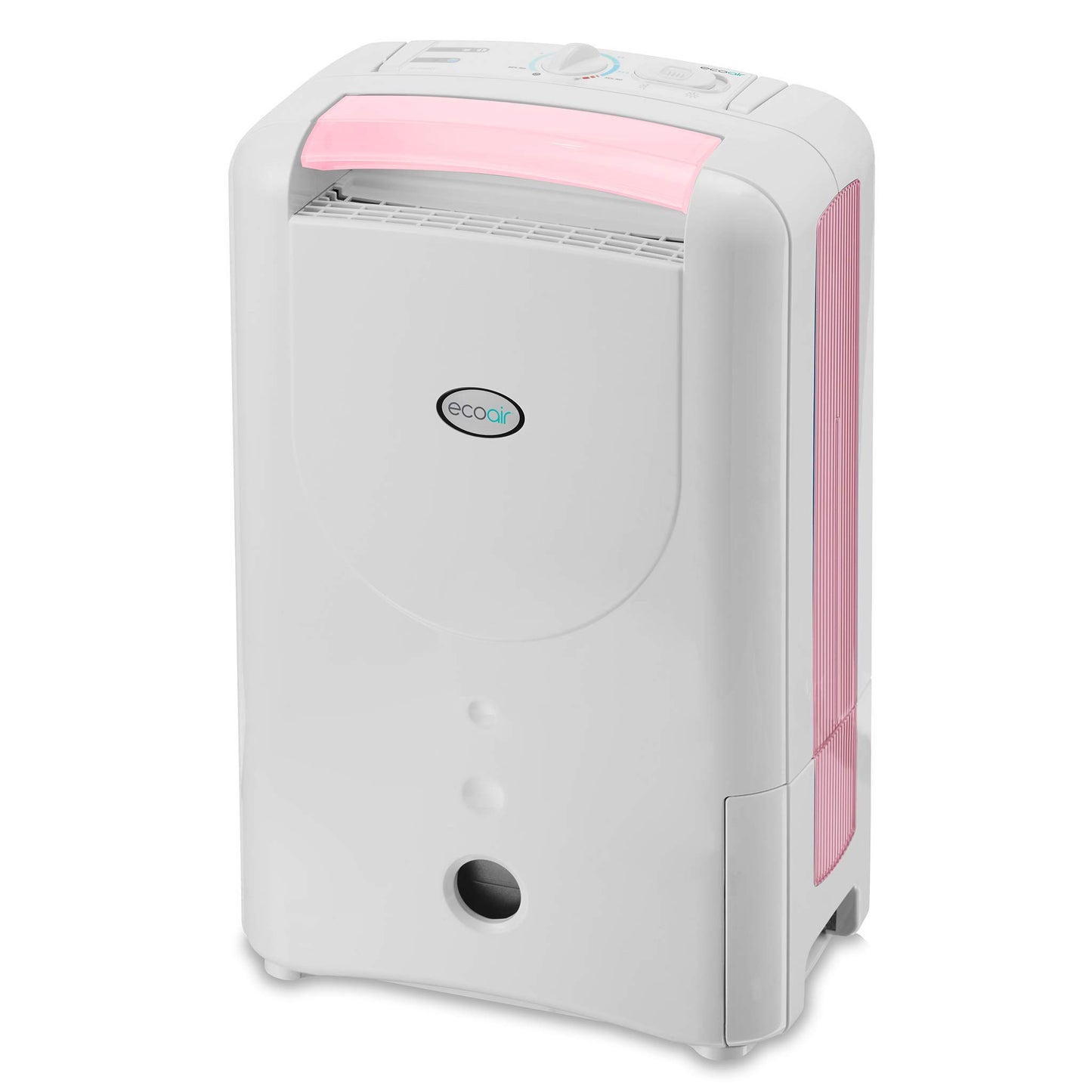 EcoAir DD1 Simple MK3 Black Desiccant Dehumidifier | Rotary Dial | 7.5 L/Day | Quiet 34dBA | Anti Bacterial Filter | Laundry | 6Kg | Home Garage Basement Boat