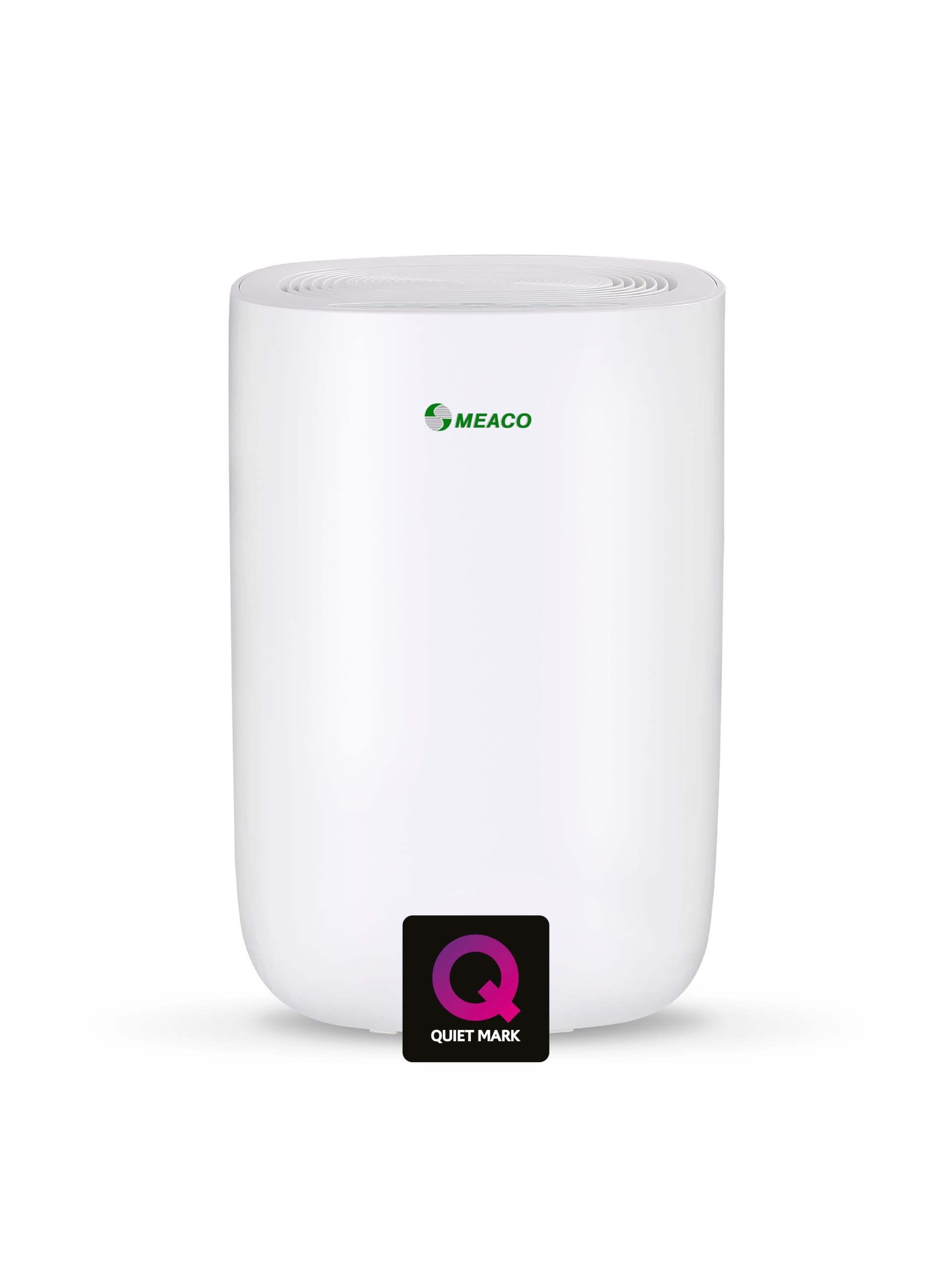 Meaco MeacoDry ABC Dehumidifier (Silver) 10L - Ultra Quiet Dehumidifier - Energy Efficient Electric Compressor Dehumidifier for home - Removes Condensation & Damp, prevents Mould