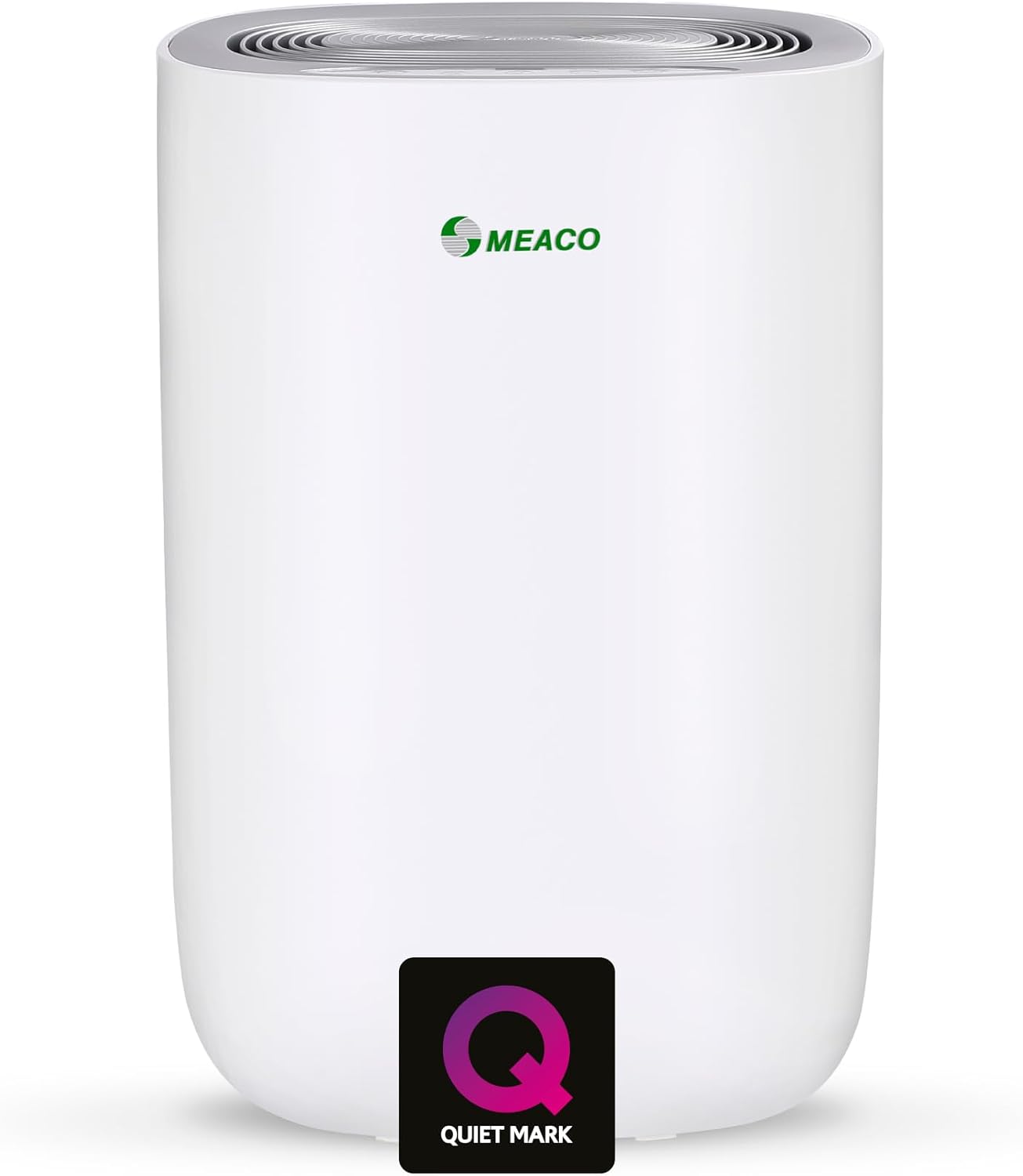 Meaco MeacoDry ABC Dehumidifier (Silver) 10L - Ultra Quiet Dehumidifier - Energy Efficient Electric Compressor Dehumidifier for home - Removes Condensation & Damp, prevents Mould