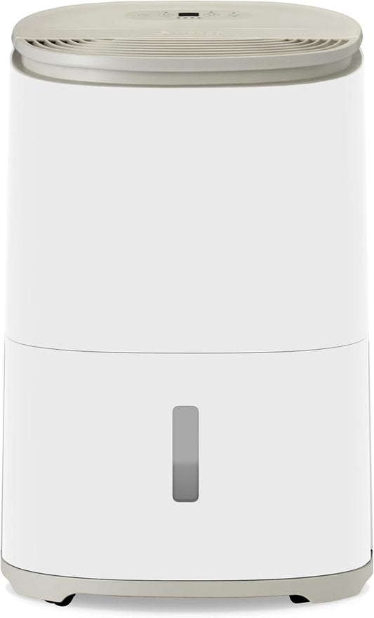 MeacoDry Arete One 10L Dehumidifier & HEPA Air Purifier – Warm Pebble