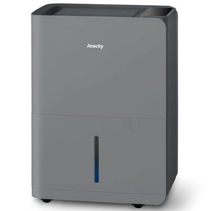 AEOCKY Max 25L/d Dehumidifier for Home, Applicable to 200m³ (50m²), Smart Compressor Dehumidifier with Drain Hose, for Drying Clothes, Bedroom, Bathroom, Basement