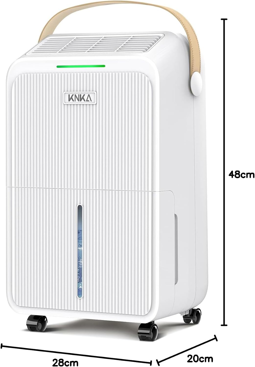 Dehumidifier, 16L/Day, Quiet Dehumidifiers for Home, Low Energy Consumption, 3L Large Water Tank, Laundry Mode, Sleep Mode, Real-Time Humidity Indicator Light, For Laundry Room, Bedroom, Basement