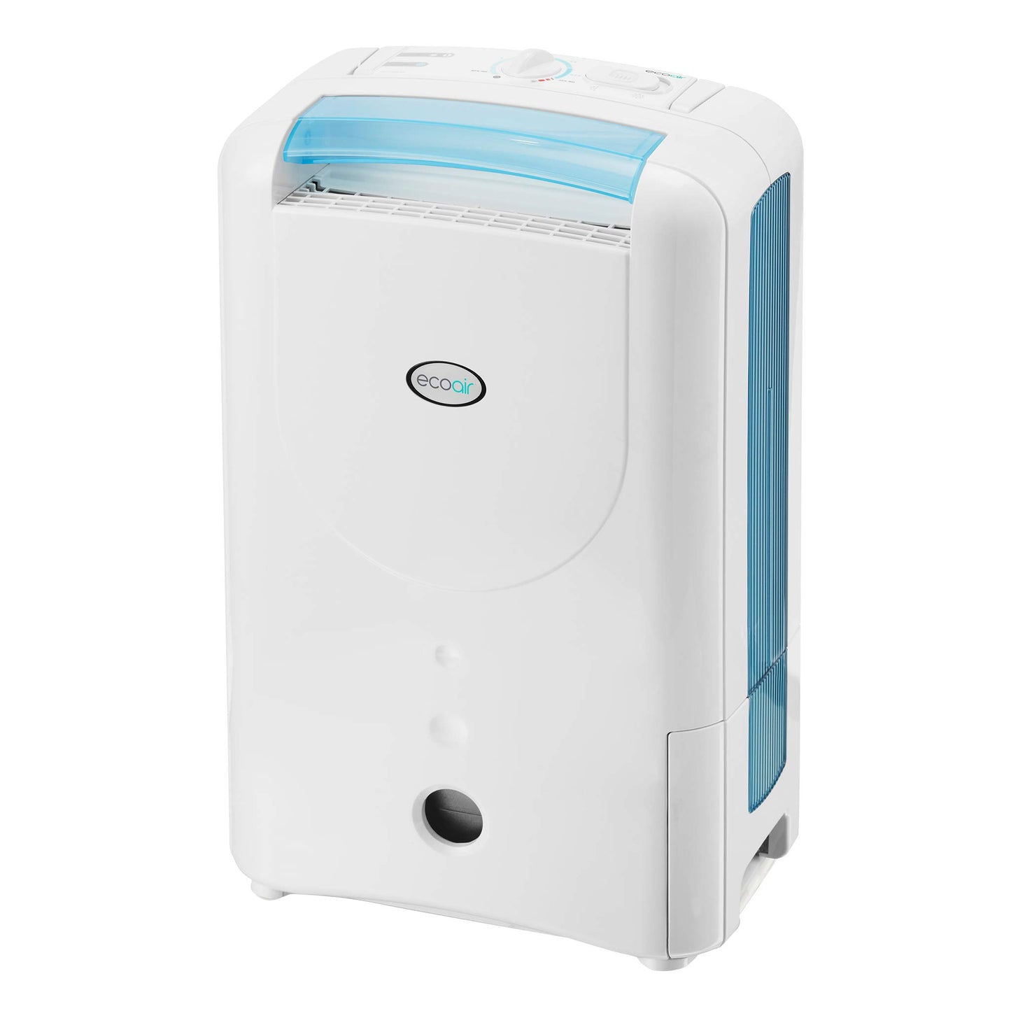 EcoAir DD1 Simple MK3 Black Desiccant Dehumidifier | Rotary Dial | 7.5 L/Day | Quiet 34dBA | Anti Bacterial Filter | Laundry | 6Kg | Home Garage Basement Boat