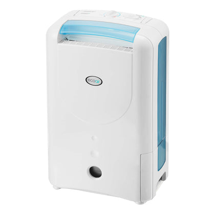 EcoAir DD1 Simple MK3 Black Desiccant Dehumidifier | Rotary Dial | 7.5 L/Day | Quiet 34dBA | Anti Bacterial Filter | Laundry | 6Kg | Home Garage Basement Boat