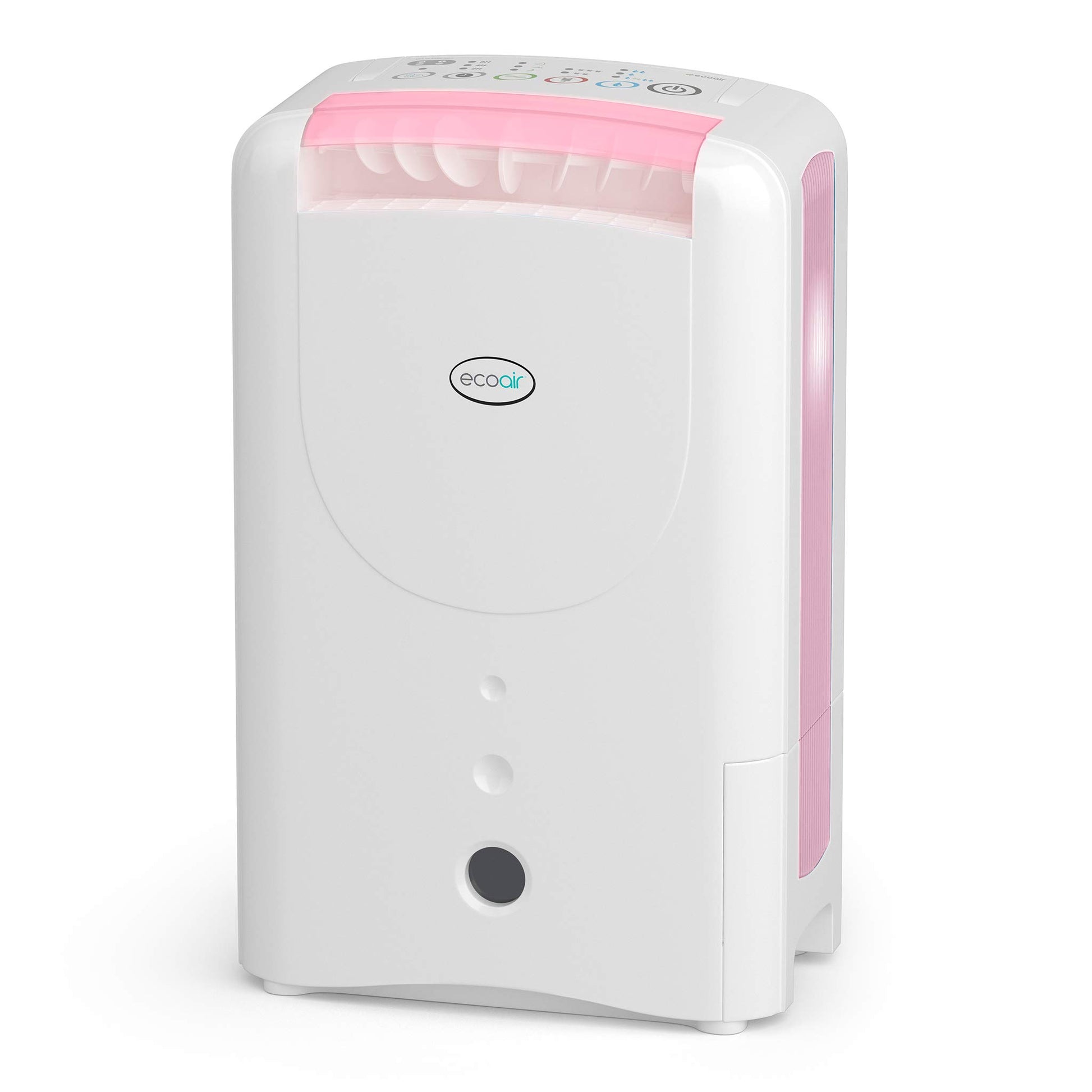 EcoAir DD1 Simple MK3 Black Desiccant Dehumidifier | Rotary Dial | 7.5 L/Day | Quiet 34dBA | Anti Bacterial Filter | Laundry | 6Kg | Home Garage Basement Boat