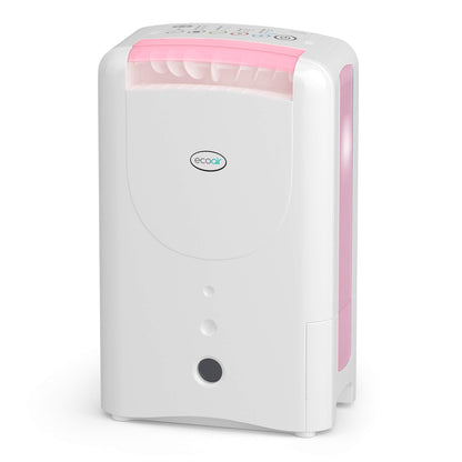 EcoAir DD1 Simple MK3 Black Desiccant Dehumidifier | Rotary Dial | 7.5 L/Day | Quiet 34dBA | Anti Bacterial Filter | Laundry | 6Kg | Home Garage Basement Boat