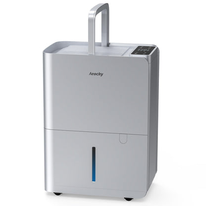 AEOCKY Max 25L/d Dehumidifier for Home, Applicable to 200m³ (50m²), Smart Compressor Dehumidifier with Drain Hose, for Drying Clothes, Bedroom, Bathroom, Basement
