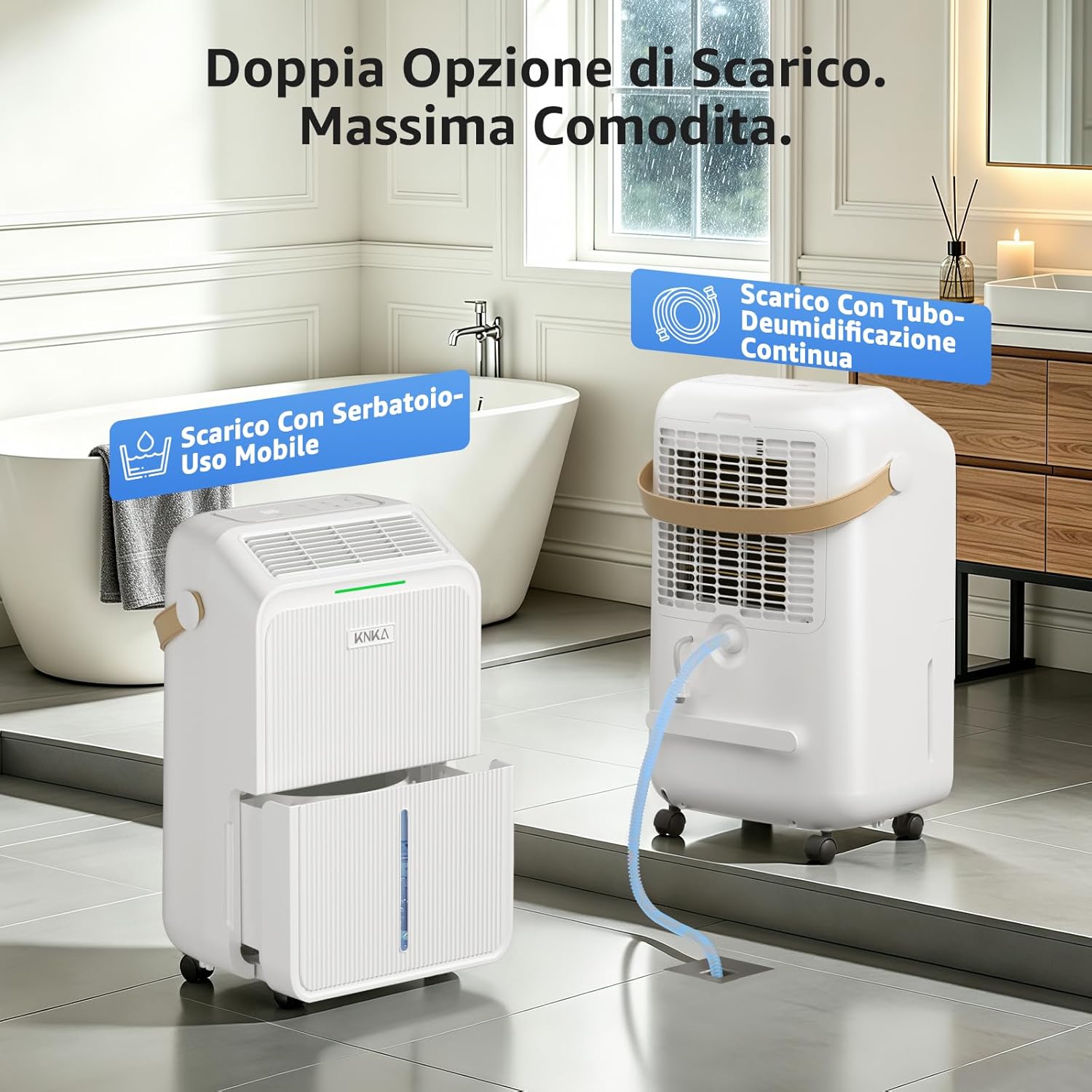 Dehumidifier, 16L/Day, Quiet Dehumidifiers for Home, Low Energy Consumption, 3L Large Water Tank, Laundry Mode, Sleep Mode, Real-Time Humidity Indicator Light, For Laundry Room, Bedroom, Basement