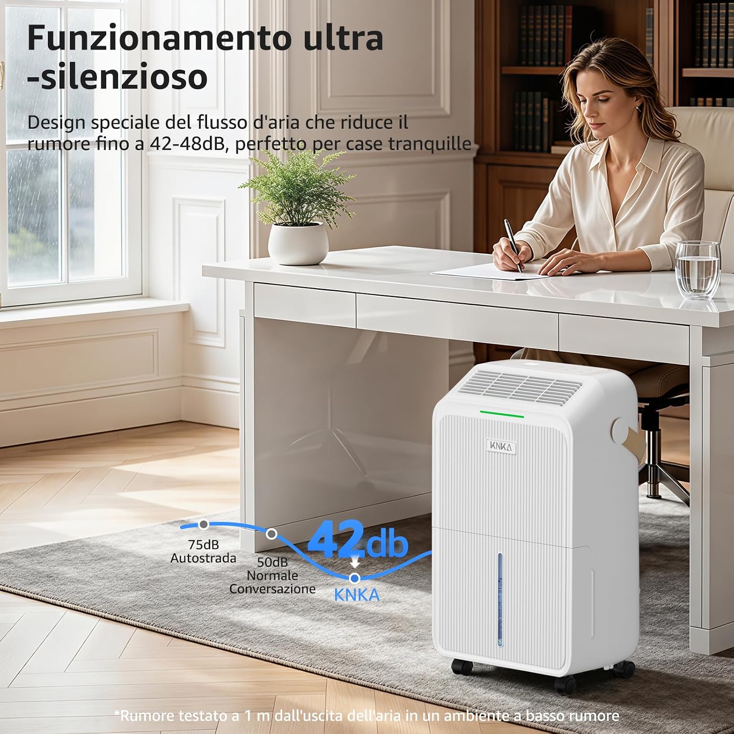Dehumidifier, 16L/Day, Quiet Dehumidifiers for Home, Low Energy Consumption, 3L Large Water Tank, Laundry Mode, Sleep Mode, Real-Time Humidity Indicator Light, For Laundry Room, Bedroom, Basement